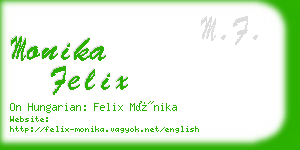 monika felix business card